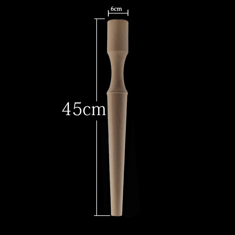 Furniture With Solid Wood Legs Carving Flower Sofa Seat TV Cabinet Feet No Paint Drop Ship Replace Home Decoration Accessories