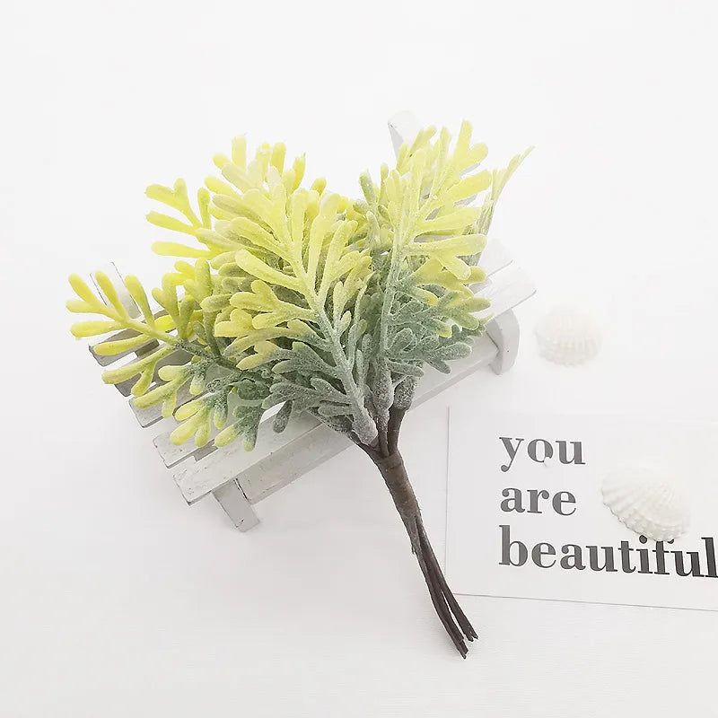 artificial plastic plants floristics for diy wedding decorative flowers wreath needlework brooch home decor christmas garland