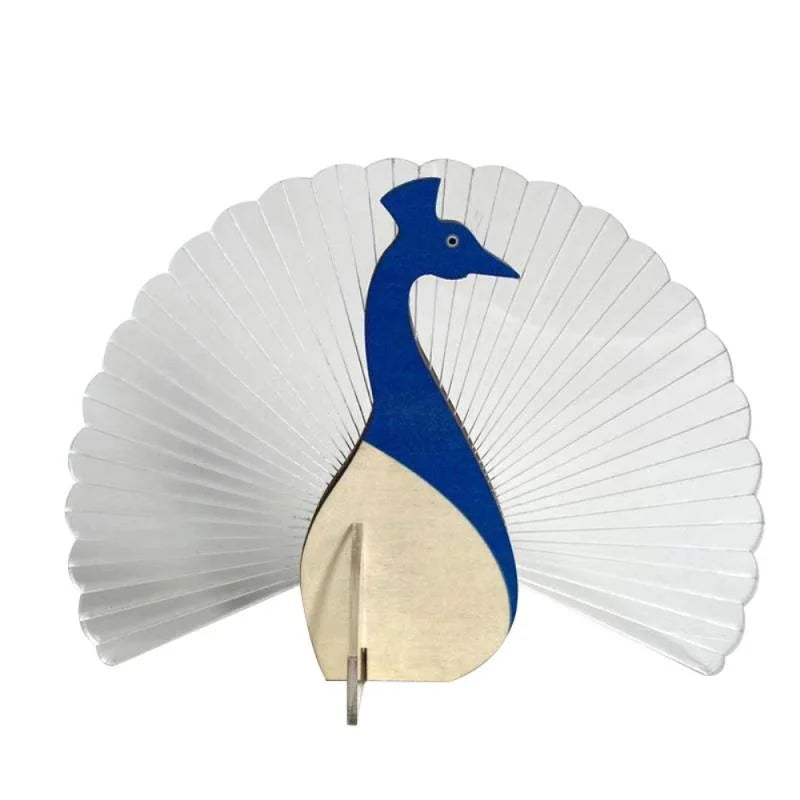 Creative Home Decorate Animal Luminous Ornaments Wood Acrylic Art Table Ornaments Pelican Sirius Whale Toucan Room Decor