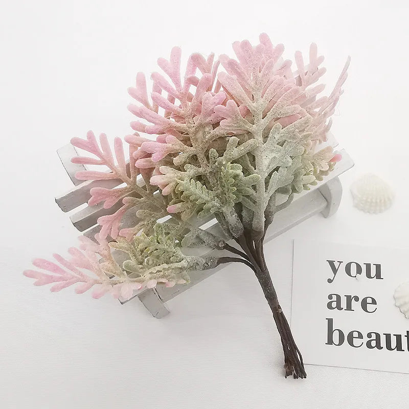 artificial plastic plants floristics for diy wedding decorative flowers wreath needlework brooch home decor christmas garland