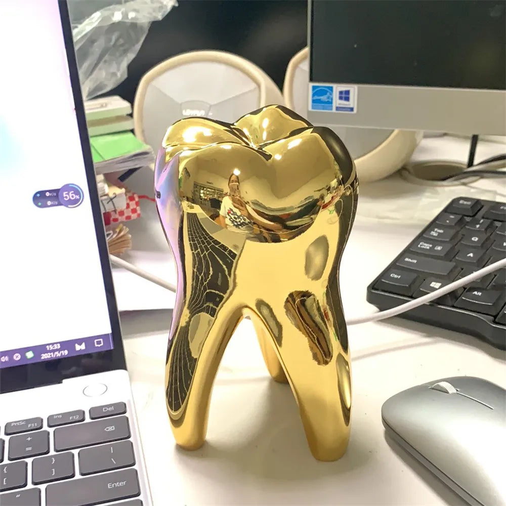 Dentist Tooth Decoration For Dental Clinic Office Table Decor Teeth Model Figurines Ornament Dental Decoration Accessories Gift