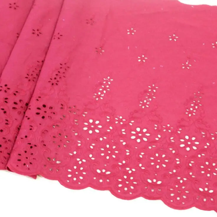 Cotton Lace Fabric for Home Furnishing, Soft Bed Accessories, Doll Skirt, Decorative Fabric, 43cm Width, RS3000