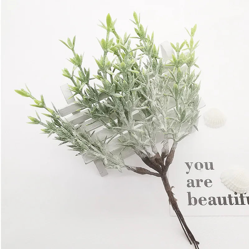 artificial plastic plants floristics for diy wedding decorative flowers wreath needlework brooch home decor christmas garland