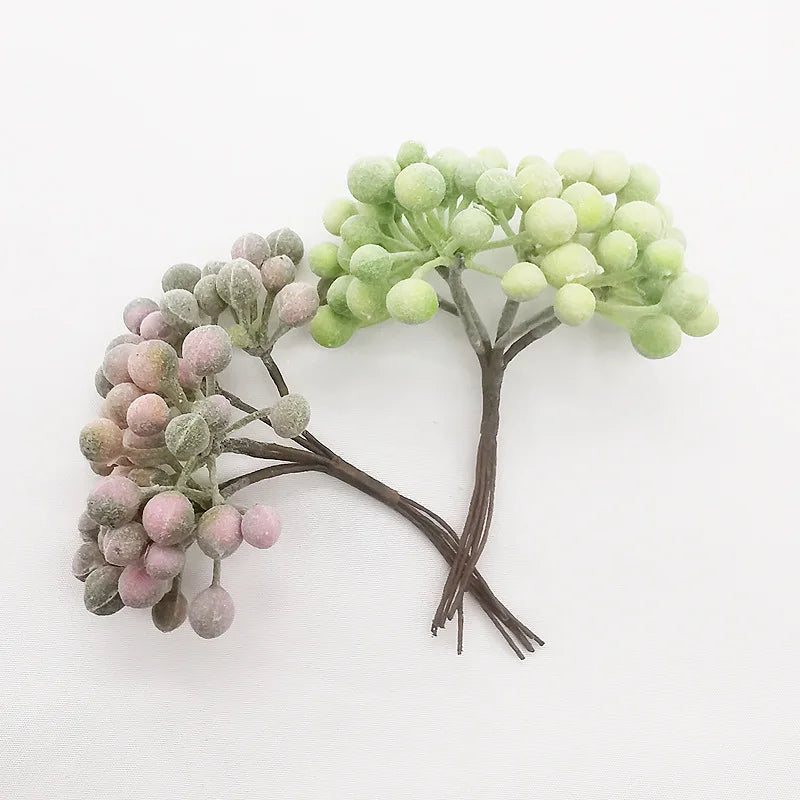 artificial plastic plants floristics for diy wedding decorative flowers wreath needlework brooch home decor christmas garland