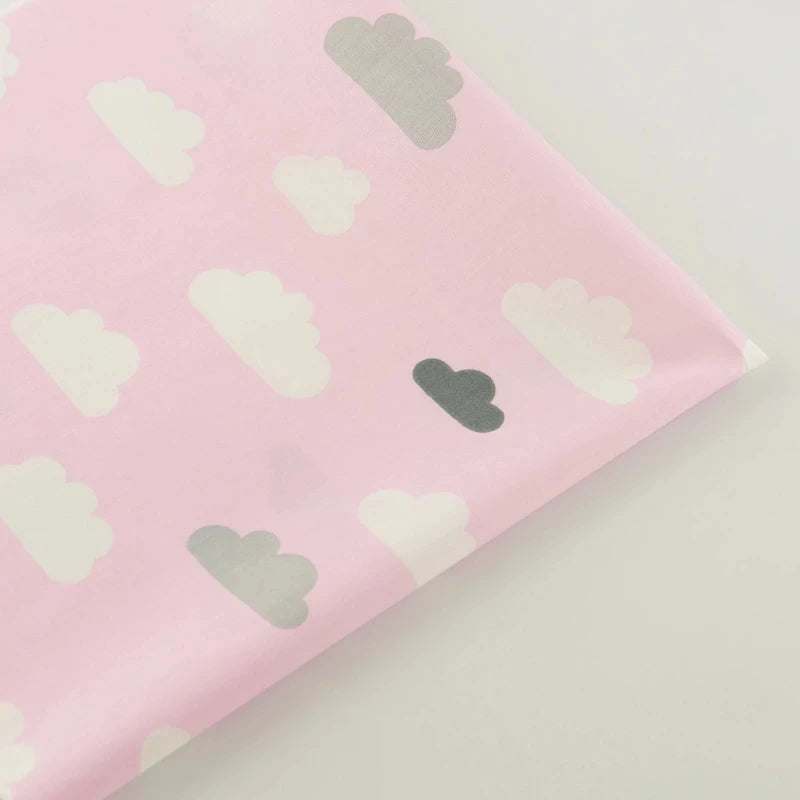 Textile Sewing Cloth Fabrics Pink Printed Cake Ice-Cream Designs Cotton Fabric Quilting Tela Bedding Scrapbooking Decoration