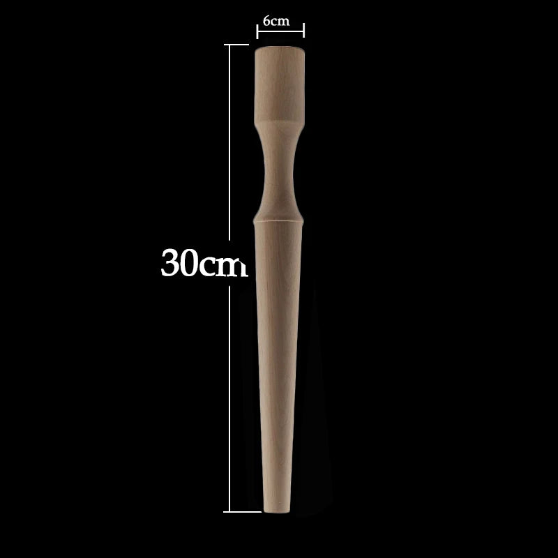 Furniture With Solid Wood Legs Carving Flower Sofa Seat TV Cabinet Feet No Paint Drop Ship Replace Home Decoration Accessories