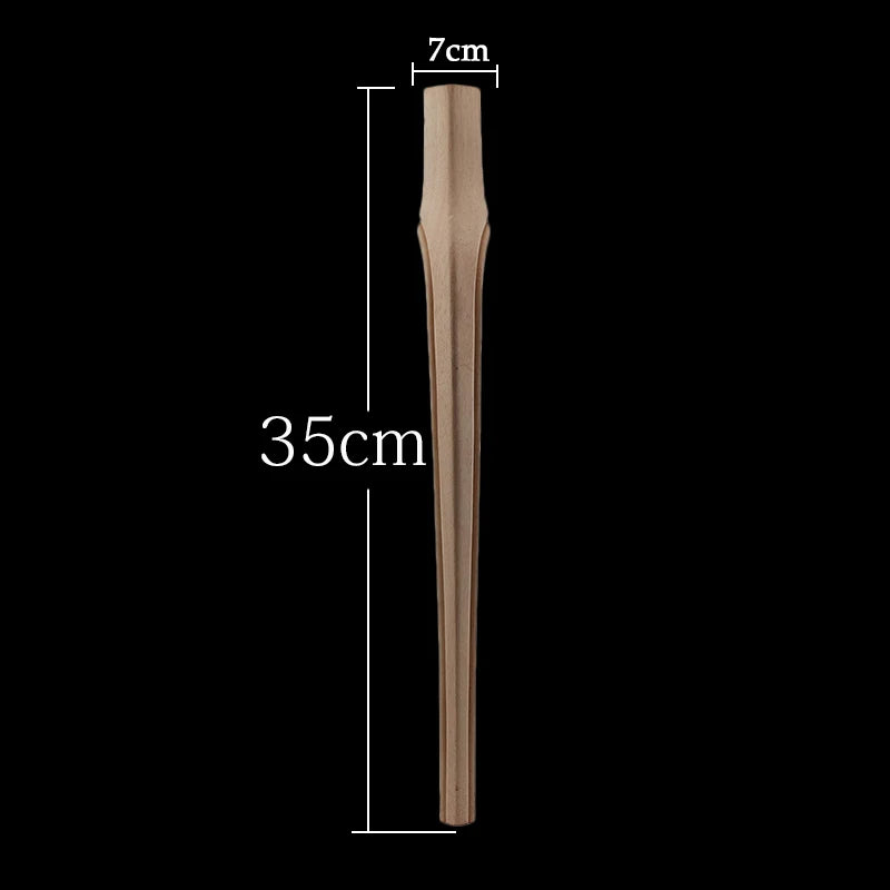 Furniture With Solid Wood Legs Carving Flower Sofa Seat TV Cabinet Feet No Paint Drop Ship Replace Home Decoration Accessories