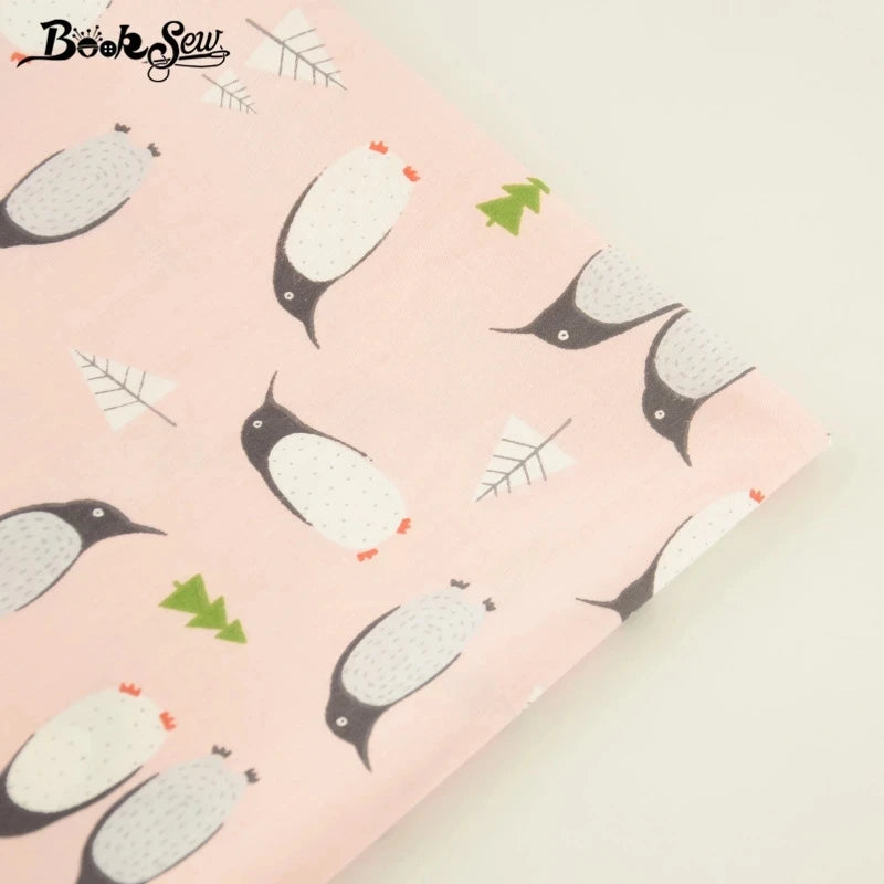 Textile Sewing Cloth Fabrics Pink Printed Cake Ice-Cream Designs Cotton Fabric Quilting Tela Bedding Scrapbooking Decoration