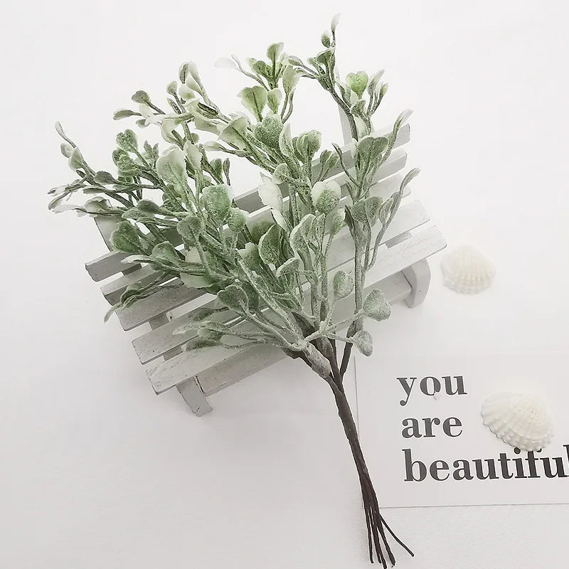 artificial plastic plants floristics for diy wedding decorative flowers wreath needlework brooch home decor christmas garland