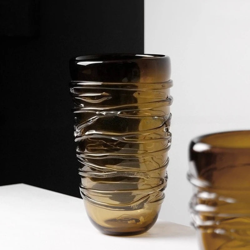 Hydroponic Vases Home Decoration Glass Flower Vase Elegant Modern Interior Art Vases Table Decorating Vase for Dried Flowers