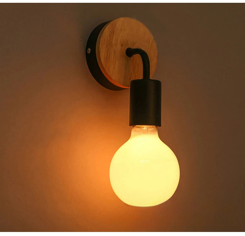 Wall Decor  Lamp for Bedroom American Twine Retro Industrial Style Creative Village Restaurant Bar Aisle Wall Light