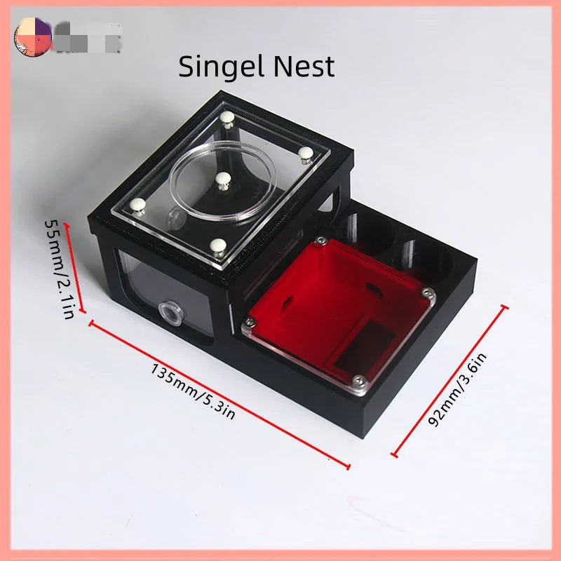 Ant Farm with Indepedent Rooms for Ants keeper , Ant Hill House Nest for Small and Middle Ants Colony