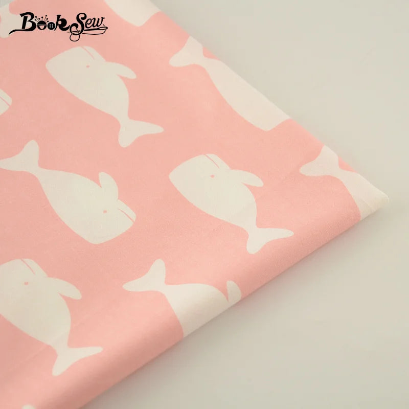 Textile Sewing Cloth Fabrics Pink Printed Cake Ice-Cream Designs Cotton Fabric Quilting Tela Bedding Scrapbooking Decoration