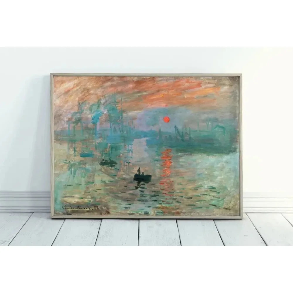 Modern Abstract Landscape Wall Art Famous Monet Canvas Painting Nordic Poster Print Picture for Living Room Home Decorative Gift