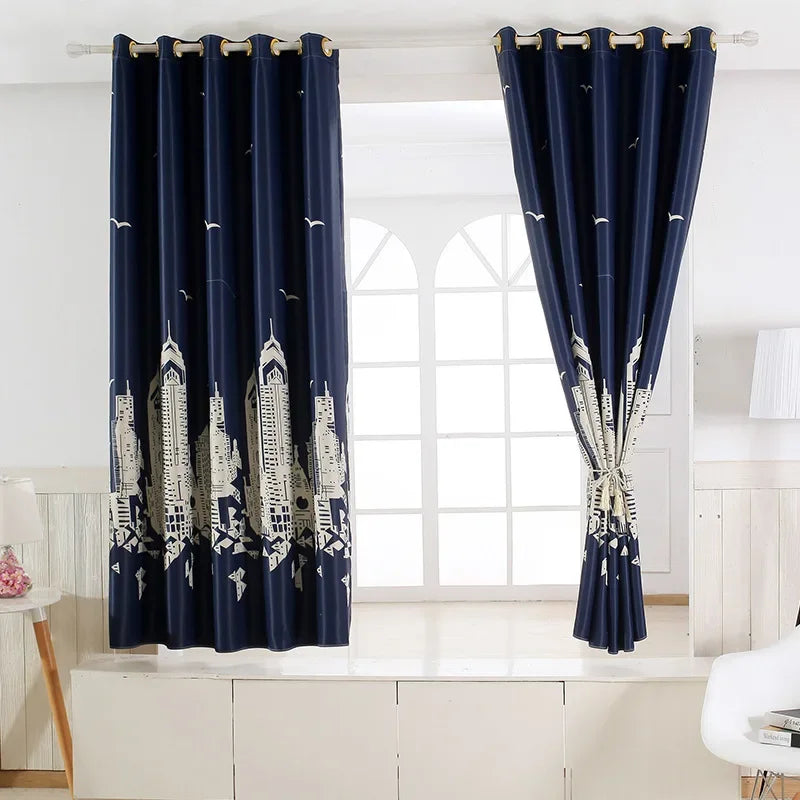 20 models of Modern  full blackout curtains thick short for Living Room Window curtain Bedroom kitchen  short curtain Specials