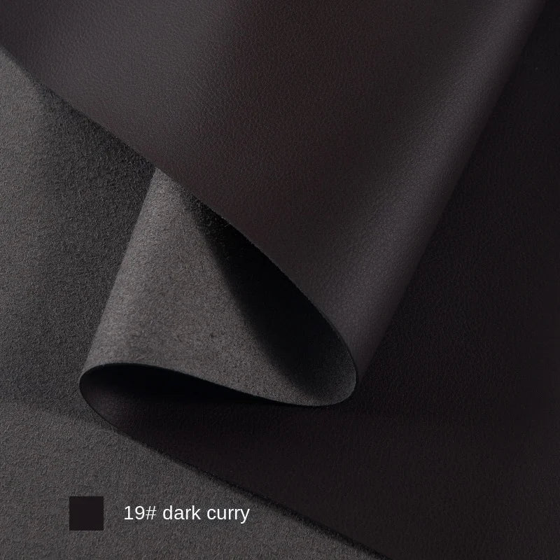 Litchi Textured Leather Fabric Wear-resisting for Sofa Furniture Soft Bag Background Wall Designer Diy Sewing Material Cloth