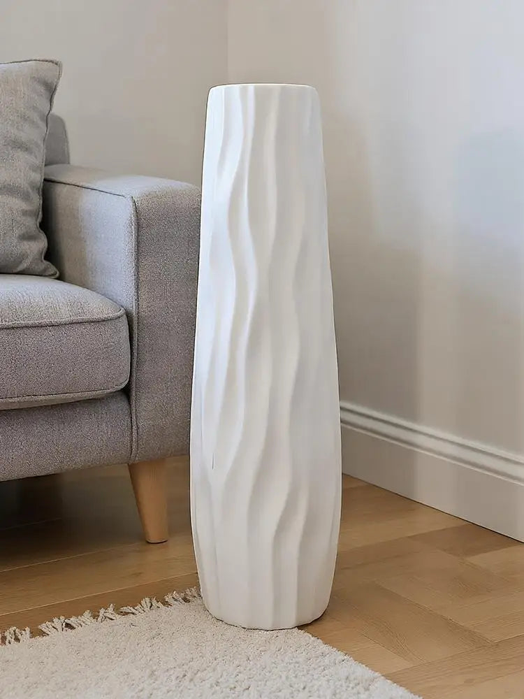 22.83inch Floor Vase Dried Flower Vase Modern Large Centerpieces Decoration for Wedding Farmhouse Home Workplace Kitchen Living