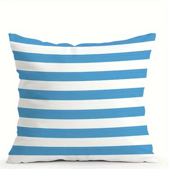 Summer Beach Theme Blue PillowcaseSuitable for sofa car bedroom decorative cushion cover pillow cover