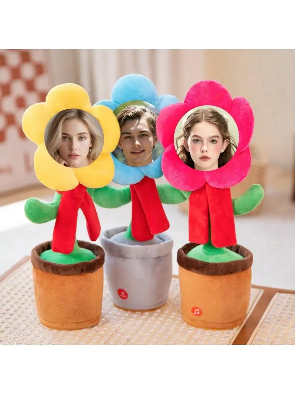 DIY decoration comes to customize plush electric decoration with pictures,singing, dancing,learning to speak,creative decoration