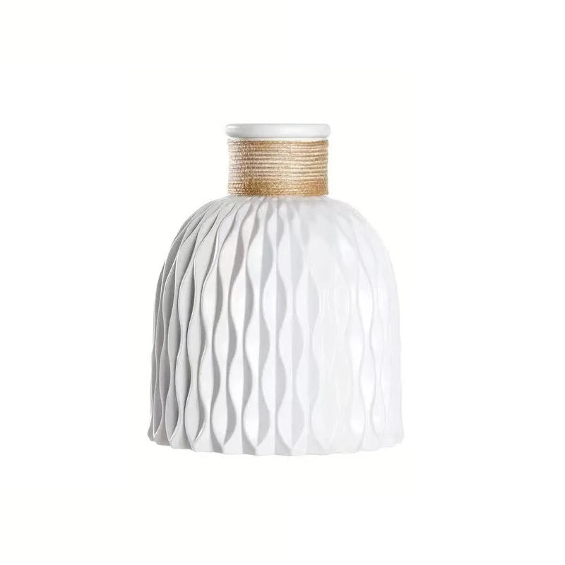 Plastic Flower Vase,Faux Ceramic Vase For Home Decoration Flower Arrangements,Home Decor,Flower Vase,Centerpiece,Table Decor