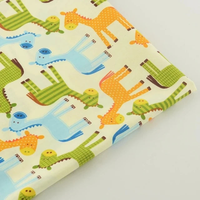 Textile Sewing Cloth Fabrics Pink Printed Cake Ice-Cream Designs Cotton Fabric Quilting Tela Bedding Scrapbooking Decoration