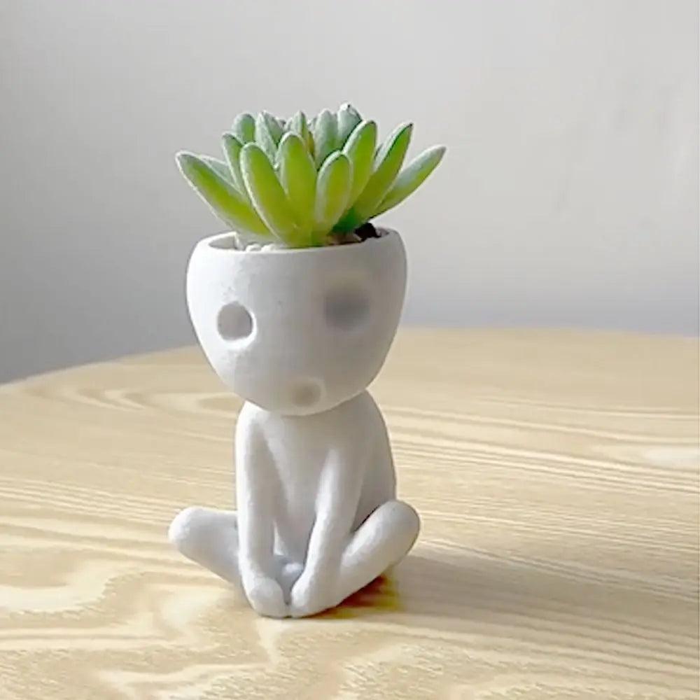 Desktop Ornament Minimalist Flower Pot Creative Cute Vase Handicraft Abstract Hydroponic Flower Holder Plant