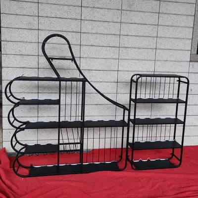 Industrial Bar Cabinet Living Room Patio Narrow Small Modern Vertical Art Nordic Wine Rack European Gabinet Corner Furniture