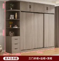 Storage Bedroom Wardrobe Wooden Hanging Organization Design Wardrobe Luxury Modern Ropero Armable De Ropa house Accessories