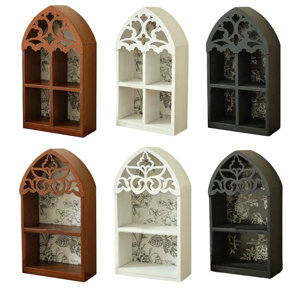 Storage Rack For Stylish And Organized Living Room Wooden Multi-layer Wall Storage Rack Display Rack