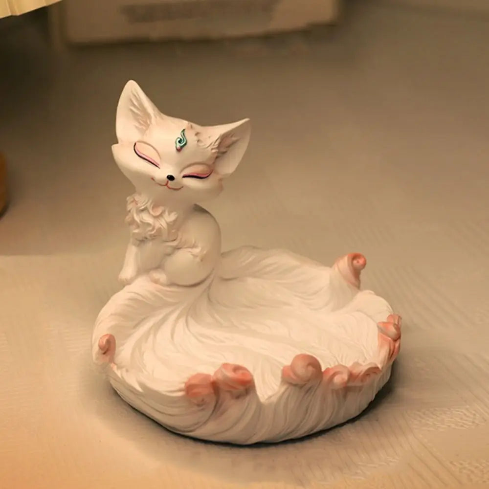 Desktop Ornament Resin Desktop Storage Ornament Modern Decorative Key Tray Cute Jewelry Key Storage Rack Entrance