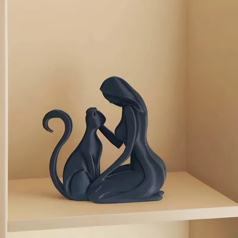 Cute kitten home decoration items, feminine style ornaments, perfect gifts for Christmas and Valentine's Day