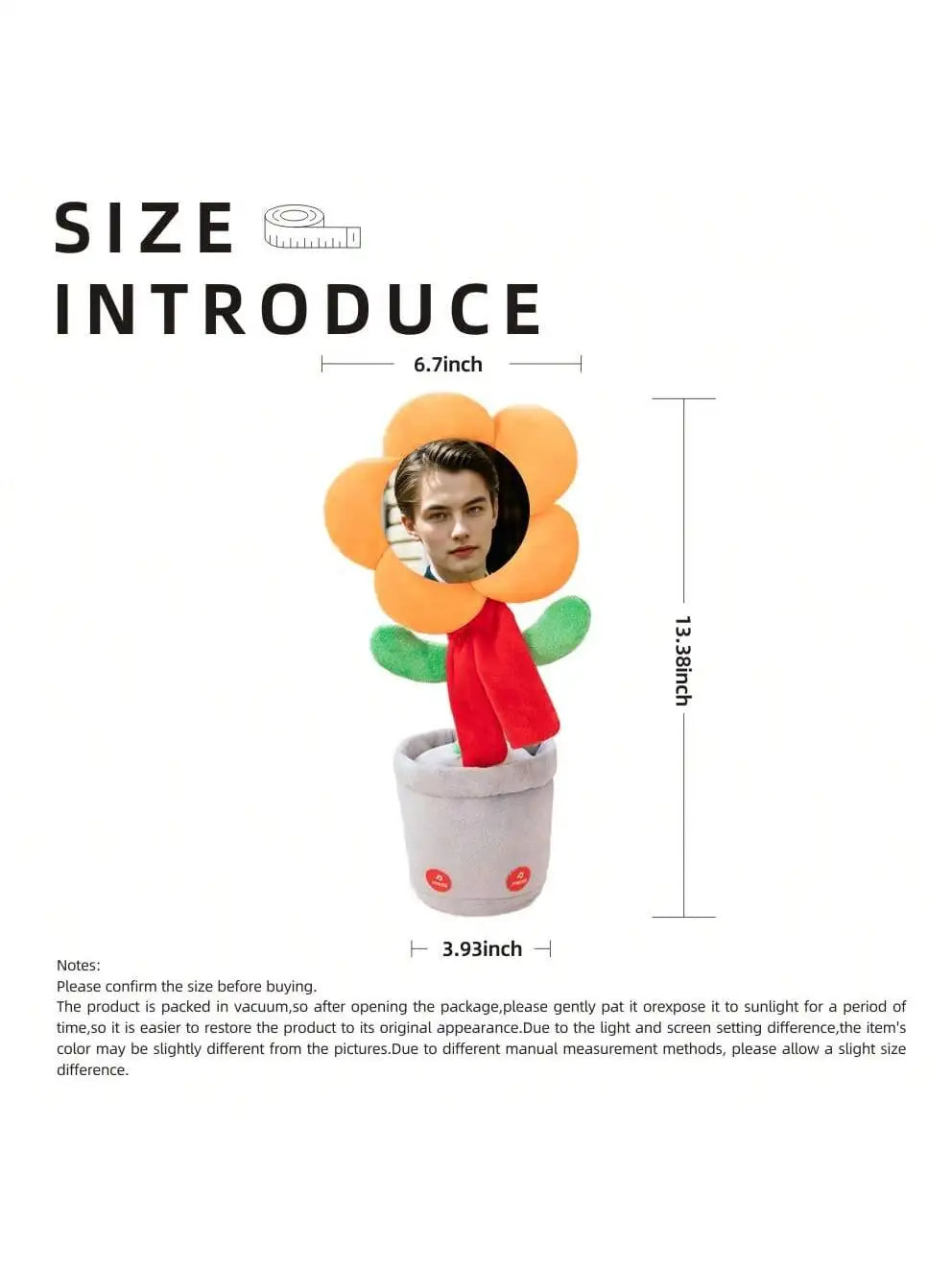 DIY decoration comes to customize plush electric decoration with pictures,singing, dancing,learning to speak,creative decoration