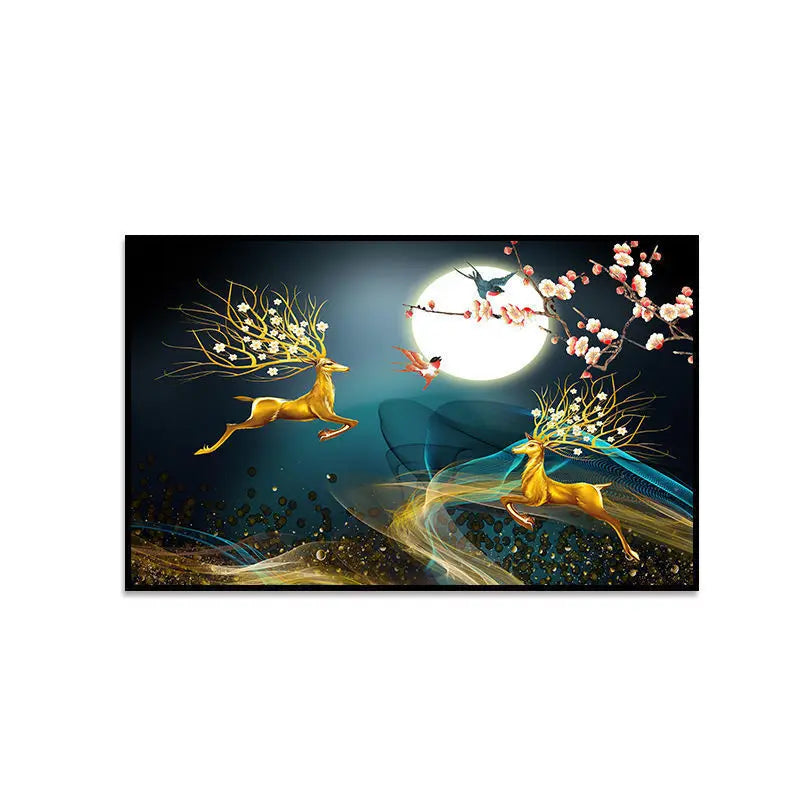 Electric Meter Box Decor Power Switch Hide Cover Wall Canvas Poster Paintings 50X40cm Home Design Painting Decorative