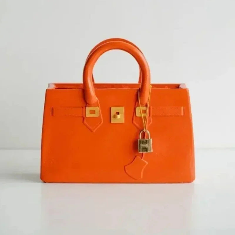 Vase Bag Dried Flowers Pots Tabletop Ornaments Art Flower Vases Bedroom Ikebana Modern Home Interior Wedding Decoration