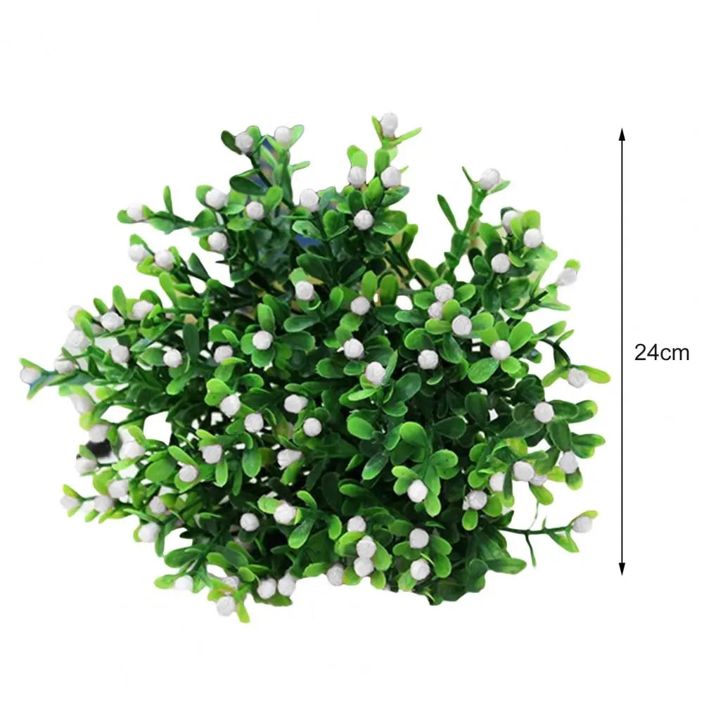 Artificial Plant Vivid Realistic Appearance Photo Props Home Decoration Fake Greenery Grass Ivy Leaf Wreath Silk For Living Room
