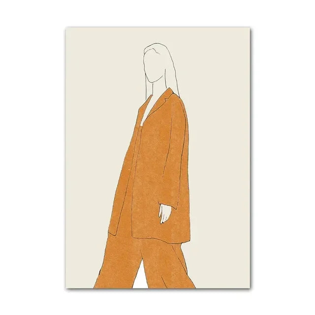 Classic Abstract Wall Art Minimalist Geometric Lines Scandinavian HD Canvas Poster Prints Living Room Bedroom Home Decoration