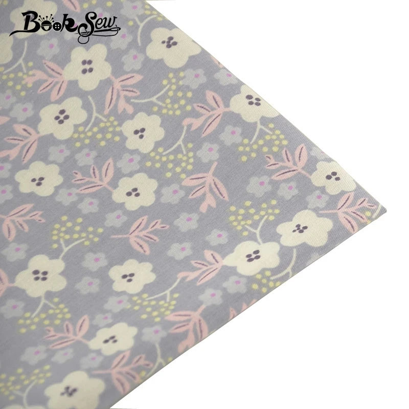 Textile Sewing Cloth Fabrics Pink Printed Cake Ice-Cream Designs Cotton Fabric Quilting Tela Bedding Scrapbooking Decoration