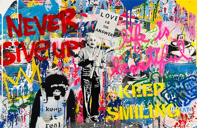 Modern Abstract Street Wall Art Painting Banksy Graffit Art Canvas Painting Prints Poster Cuadros Wall Art Pictures Home Decor