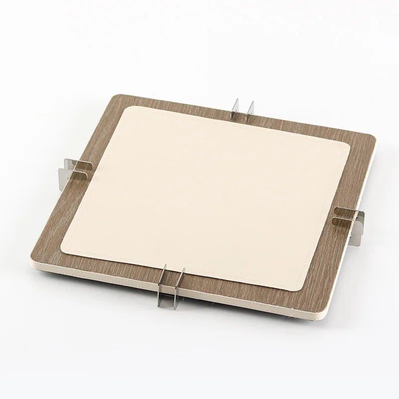 Decorative Tray Storage Trays Aesthetic Leather Decoration Plates Luxury Elegant Creative Pretty Bedroom Plate Table Decorations