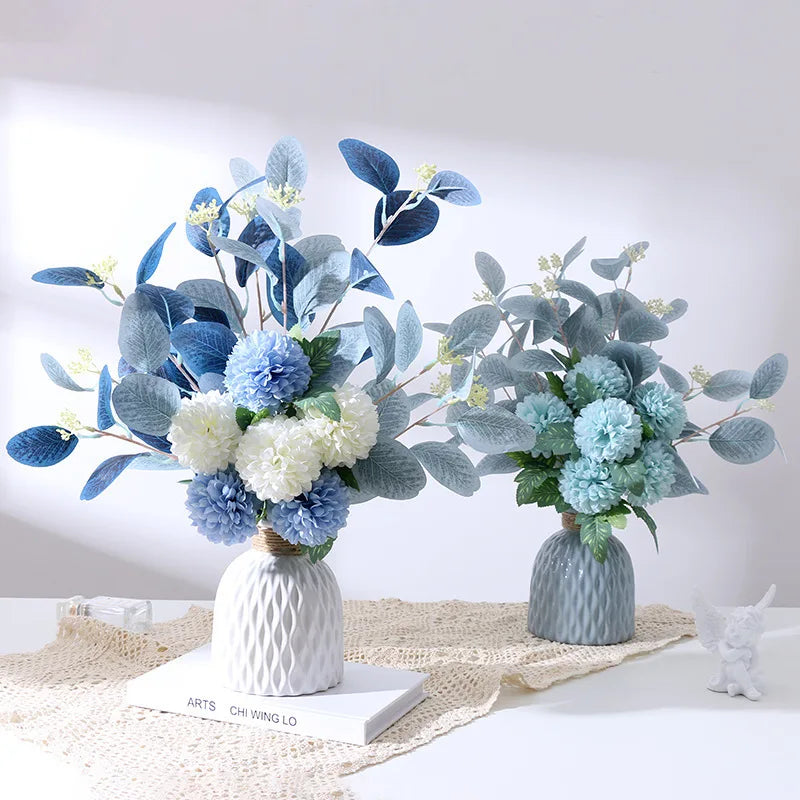 Plastic Flower Vase,Faux Ceramic Vase For Home Decoration Flower Arrangements,Home Decor,Flower Vase,Centerpiece,Table Decor