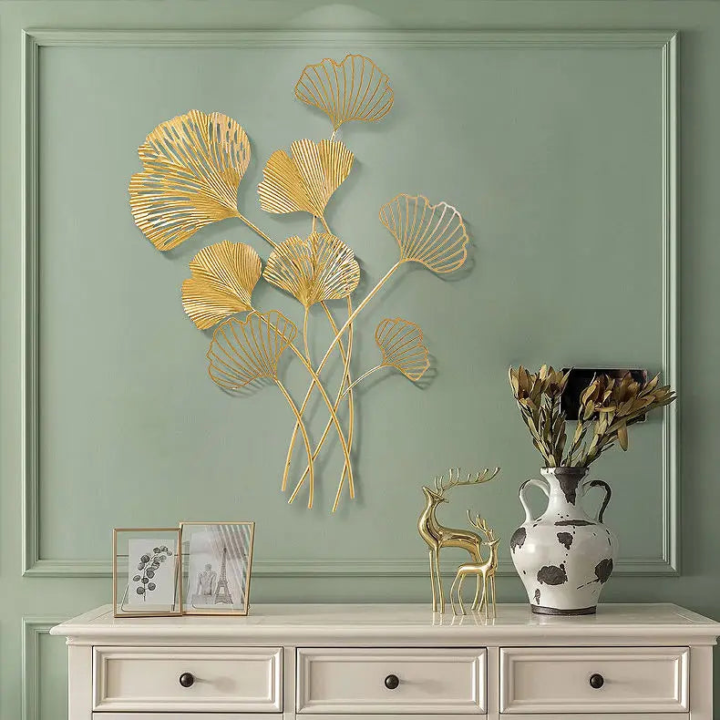 Wall Decor Large Nordic Bedroom Living Room Hanging Metal Modern Accents Art Gold Luxury Decorative Home Wall Decor for Home