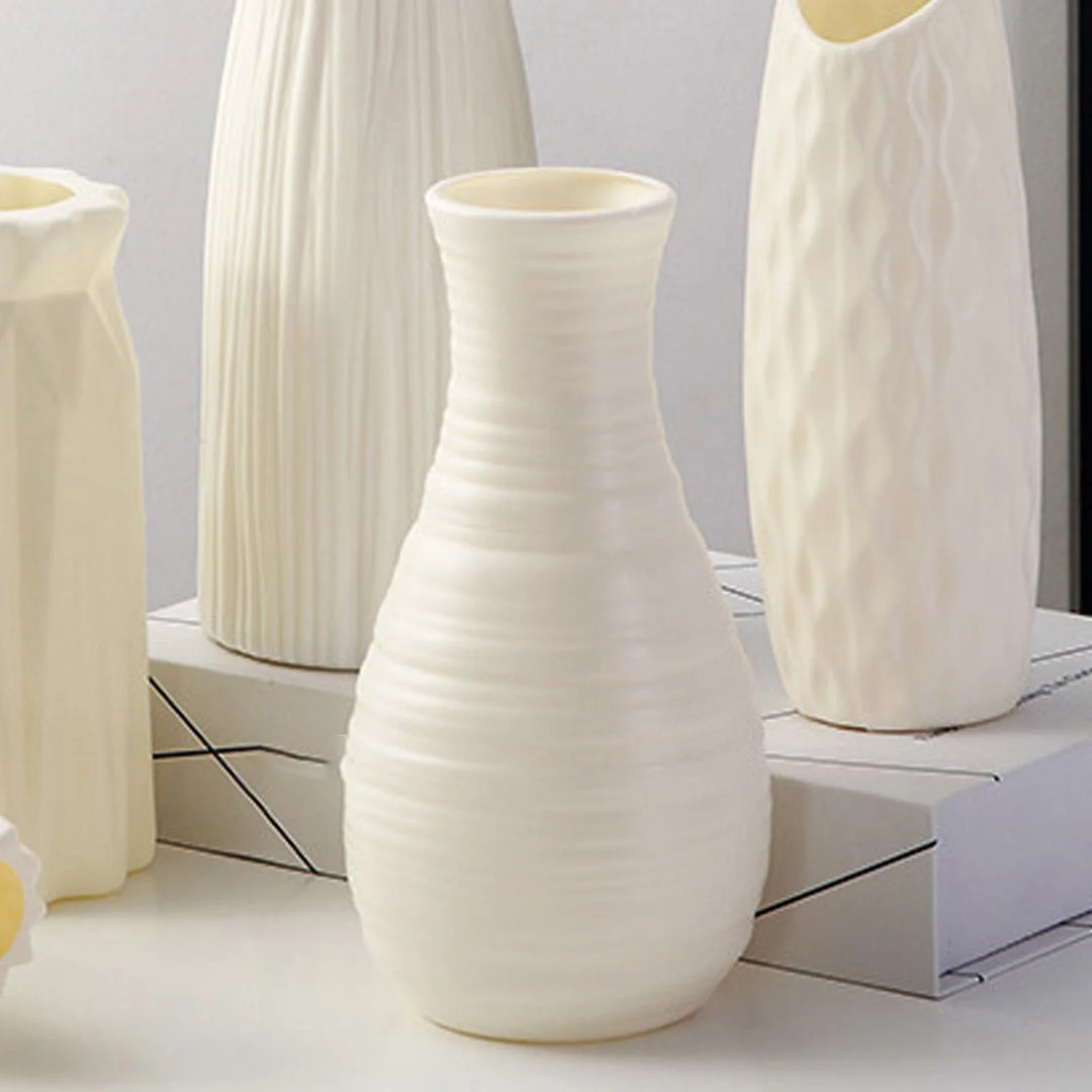 Flower Vase Nordic  Simulated Flower Vase Decoration for Living Room Dining Room Plastic Vase Unbreakable Vase for Flowers