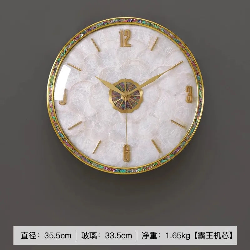 Simple Minimalist Wall Clock Classic Round Mechanical Design Wall Clock Luxury Interior Reloj Pared Decorativo Home Decoration