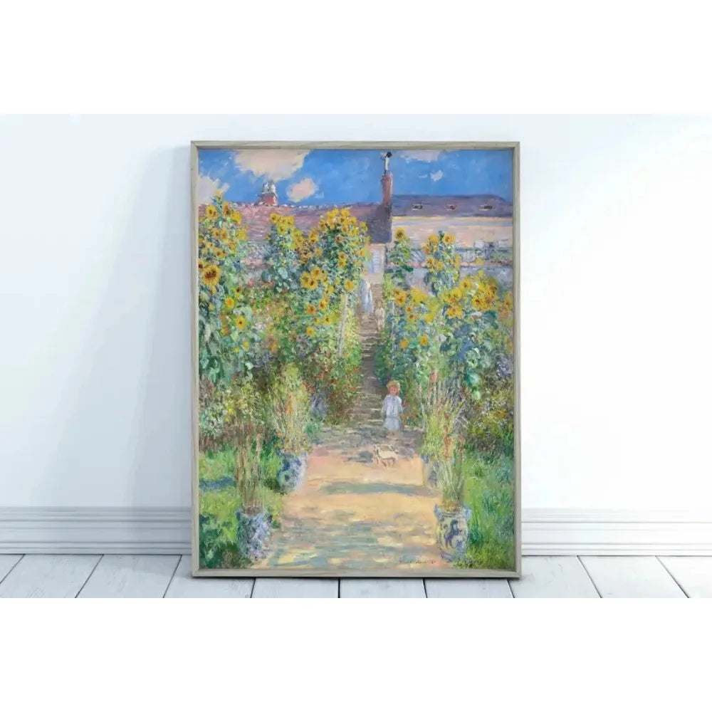 Modern Abstract Landscape Wall Art Famous Monet Canvas Painting Nordic Poster Print Picture for Living Room Home Decorative Gift