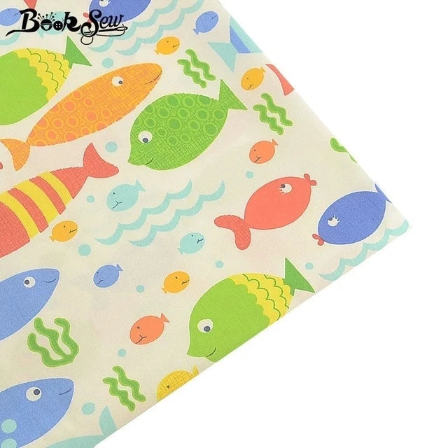 Textile Sewing Cloth Fabrics Pink Printed Cake Ice-Cream Designs Cotton Fabric Quilting Tela Bedding Scrapbooking Decoration