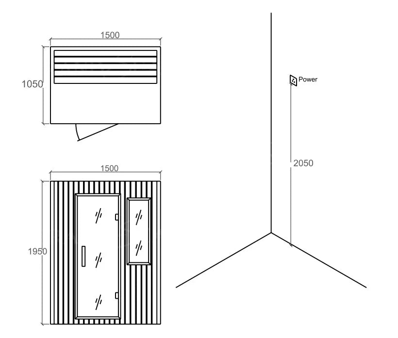 Traditional Outdoor Steam Hut Garden Multi-person New Design Wooden Sauna Steam Room Russian Sauna