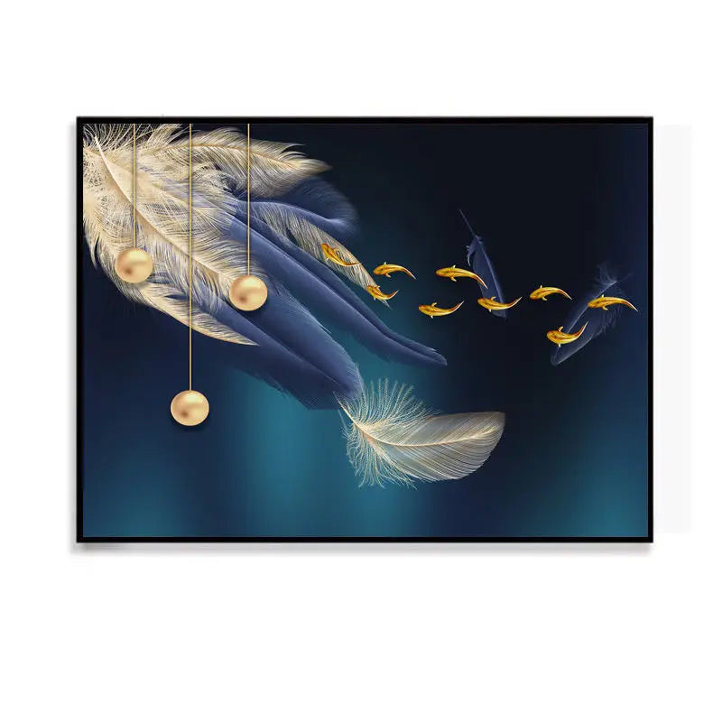 Electric Meter Box Decor Power Switch Hide Cover Wall Canvas Poster Paintings 50X40cm Home Design Painting Decorative