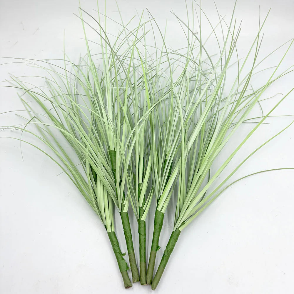 Artificial Plant Fake Greenery Artificials Onion Grass Faux Pampas Tropical Plants Simulation Weed Wheat Grass Garden Home Decor