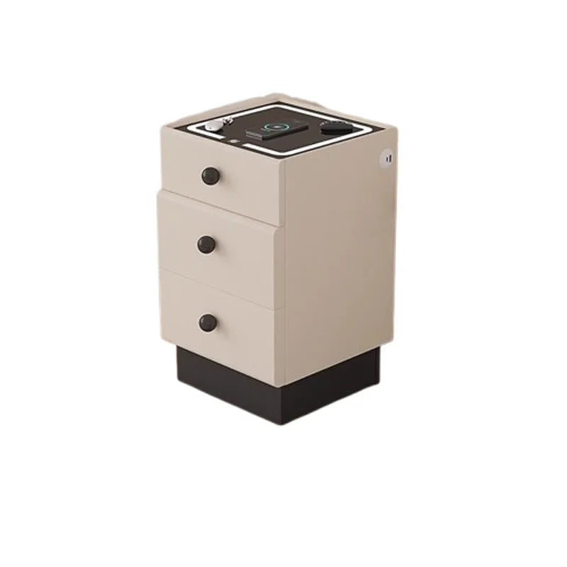 Minimalist Storage Nightstand Aesthetic Lamp Smart White Nightstand Drawer Cabinet Mesita De Noche Dormitorio Home Furniture