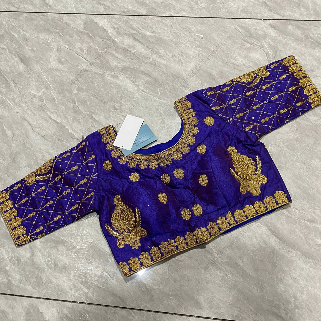 Indian Traditional Clothing for Women Tops Readymade Saree Sari Blouses Short Sleeve Crop Top India Choli Black Red